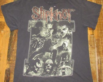 M/L * Vintage 2002 Slipknot Long Sleeve T Shirt * Vtg Tour Nu