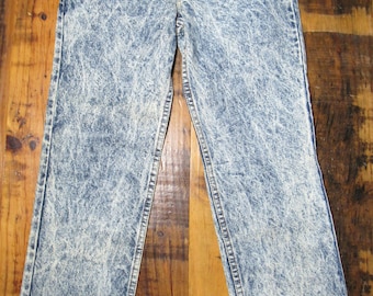 Vintage 80&#39;s Levis 500 Orange Tab Stone Washed / Acid Wash Women&#39;s Jeans 26 Waist 25 1/2 Inseam