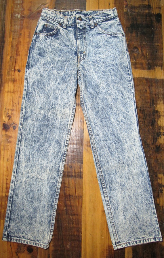 Vintage 80's Levis 500 Orange Tab Stone Washed / A