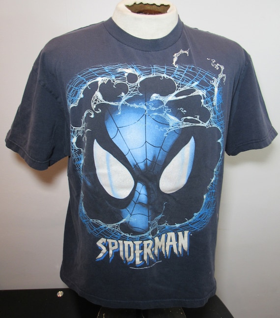 Vintage Y2K Spiderman T-Shirt Men's Size XL - image 1