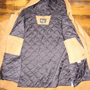 Carhartt J130-M J130 Brun Canvasjacka med Huva, Loosefit, Herr, XL, Quiltfodrad bild 4