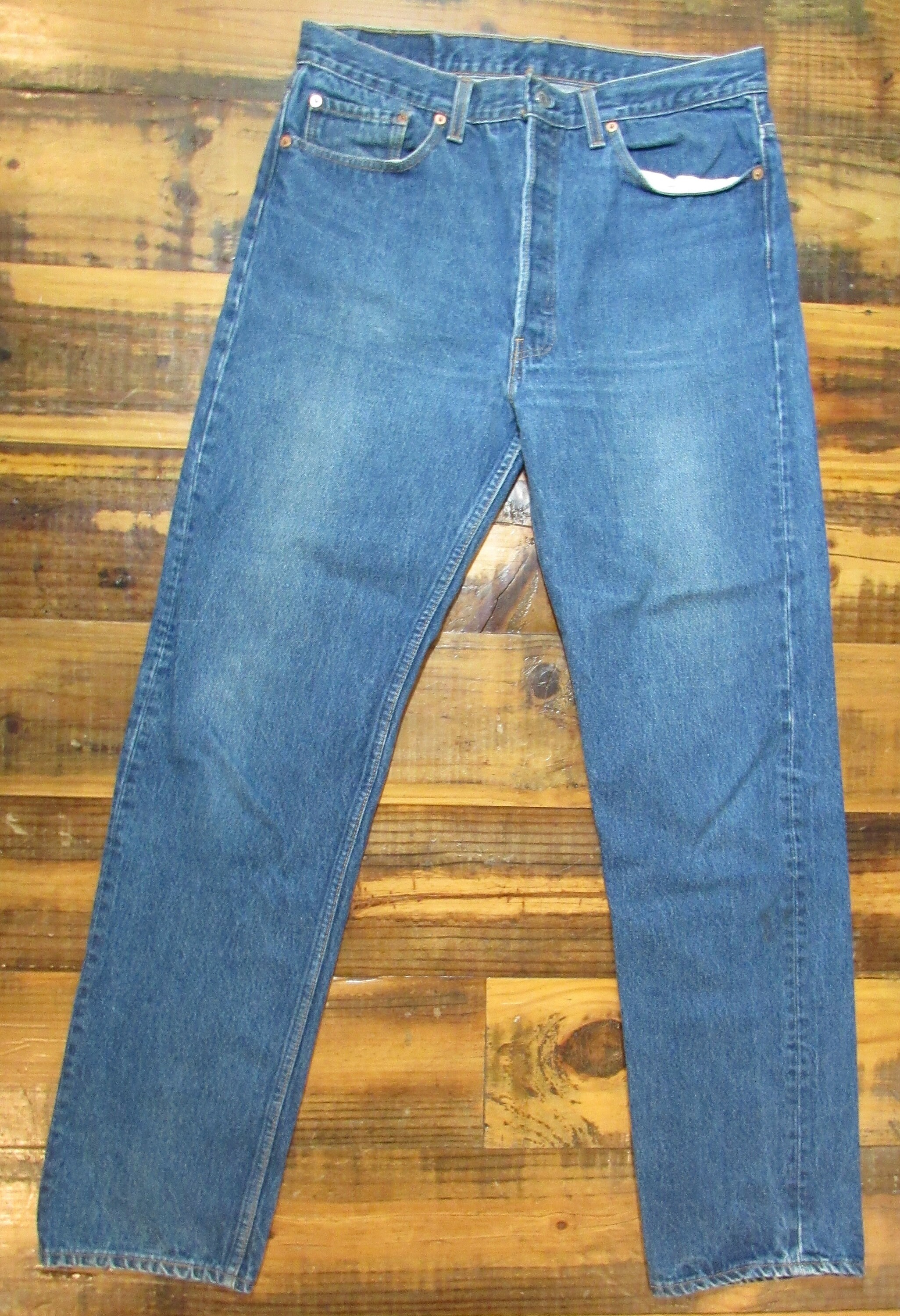 Vintage 90's Levis 501's Made in USA Jeans Size 38 X 38 Measured
