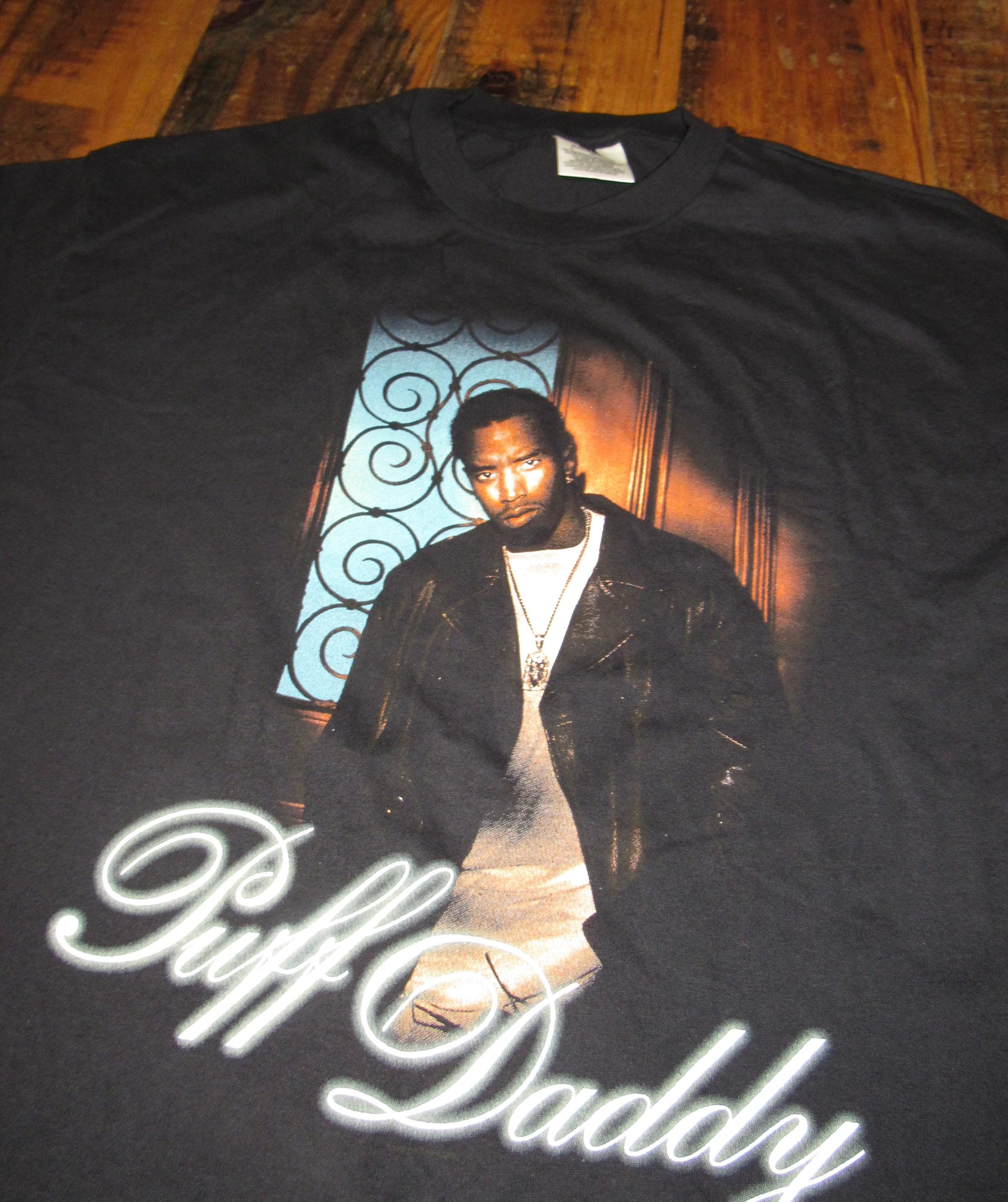 Vintage 90's Puff Daddy T-shirt Single Stitch Winterland XL Hip