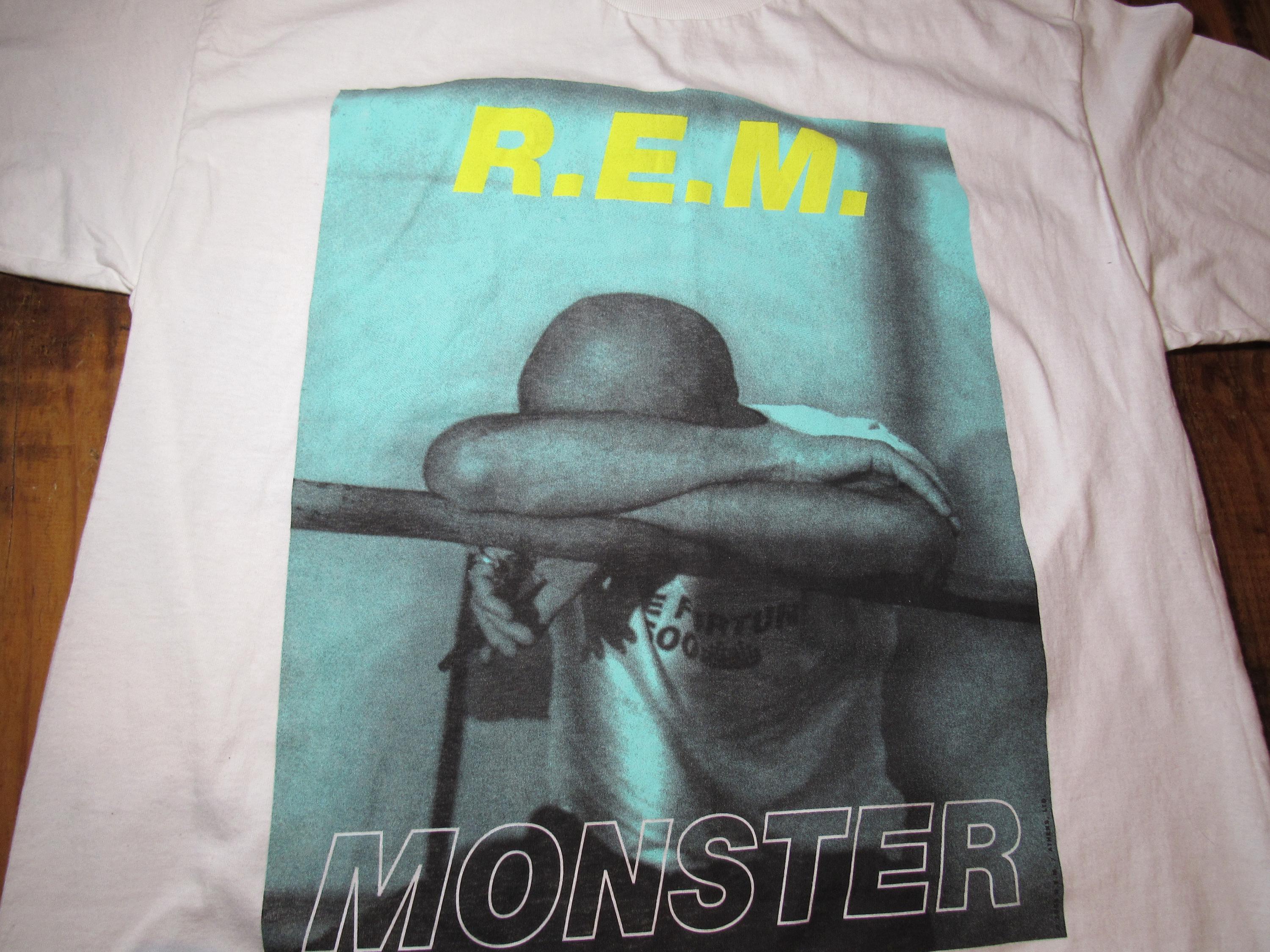 Vintage 90's REM Monster Album Promo T-shirt XL Nice Man Tag - Etsy