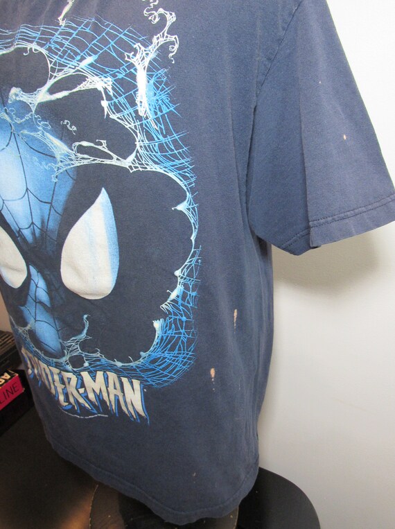Vintage Y2K Spiderman T-Shirt Men's Size XL - image 3