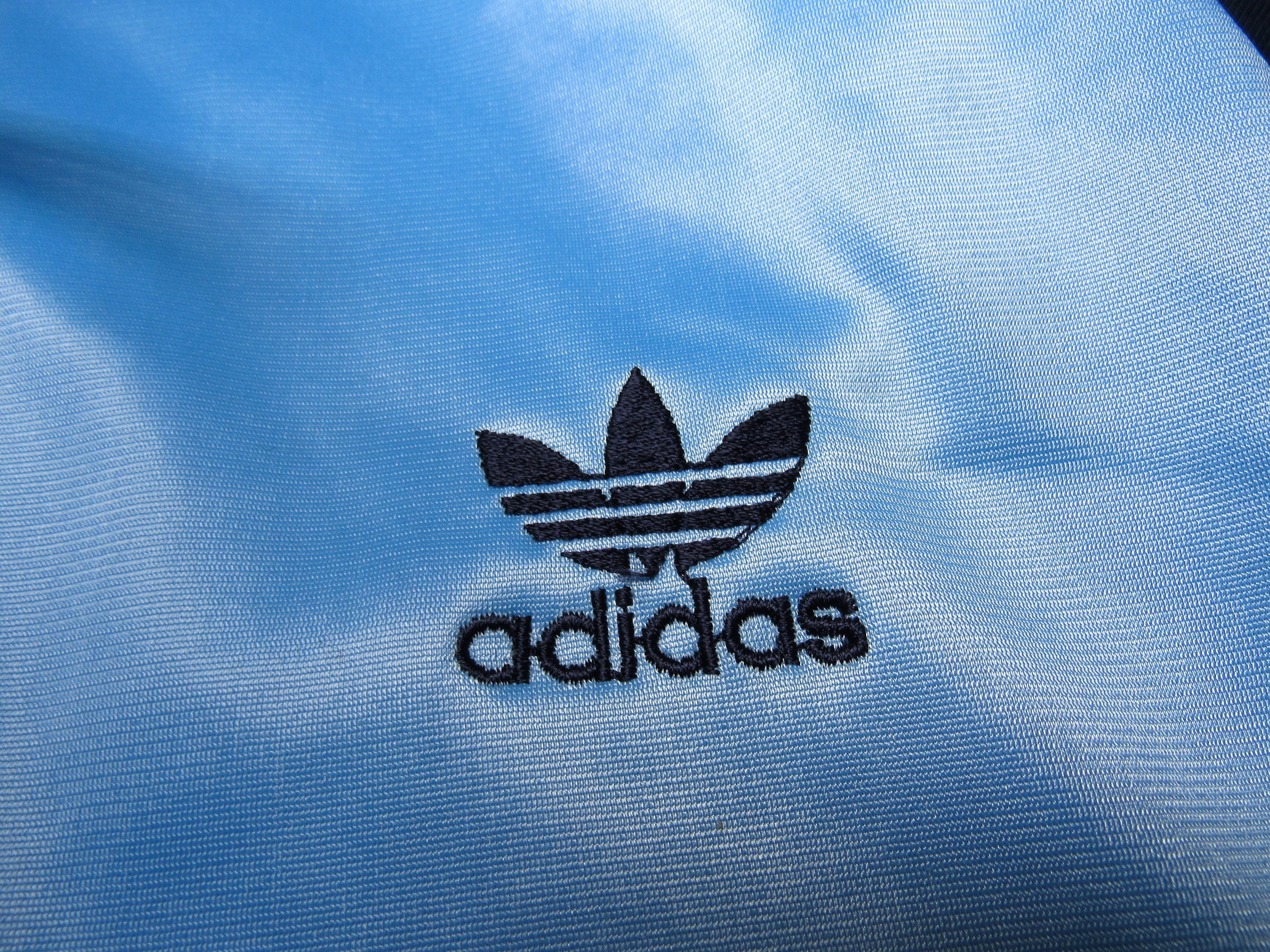Vintage 80's Adidas ATP Keyrolan Blue 3 Stripe Full Zip Vintage 80's Adidas ATP Keyrolan Blue 3 Stripe Full Zip