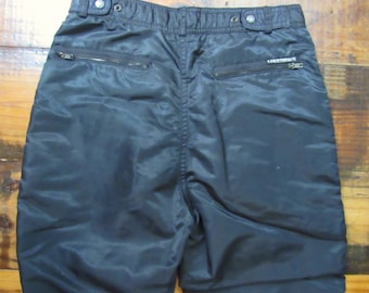 2000年初期NEIL BARRETT Zip Morph Cargo Nylon Parachute Pants 80s Men's Vintage Shiny & Tight