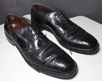 Allen Edmonds Belgium Mens 10.5 Black Leather Oxford Dress  display picture 1