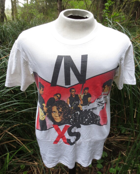 Vintage 1990 90's INXS Disappear Double Sided Tour