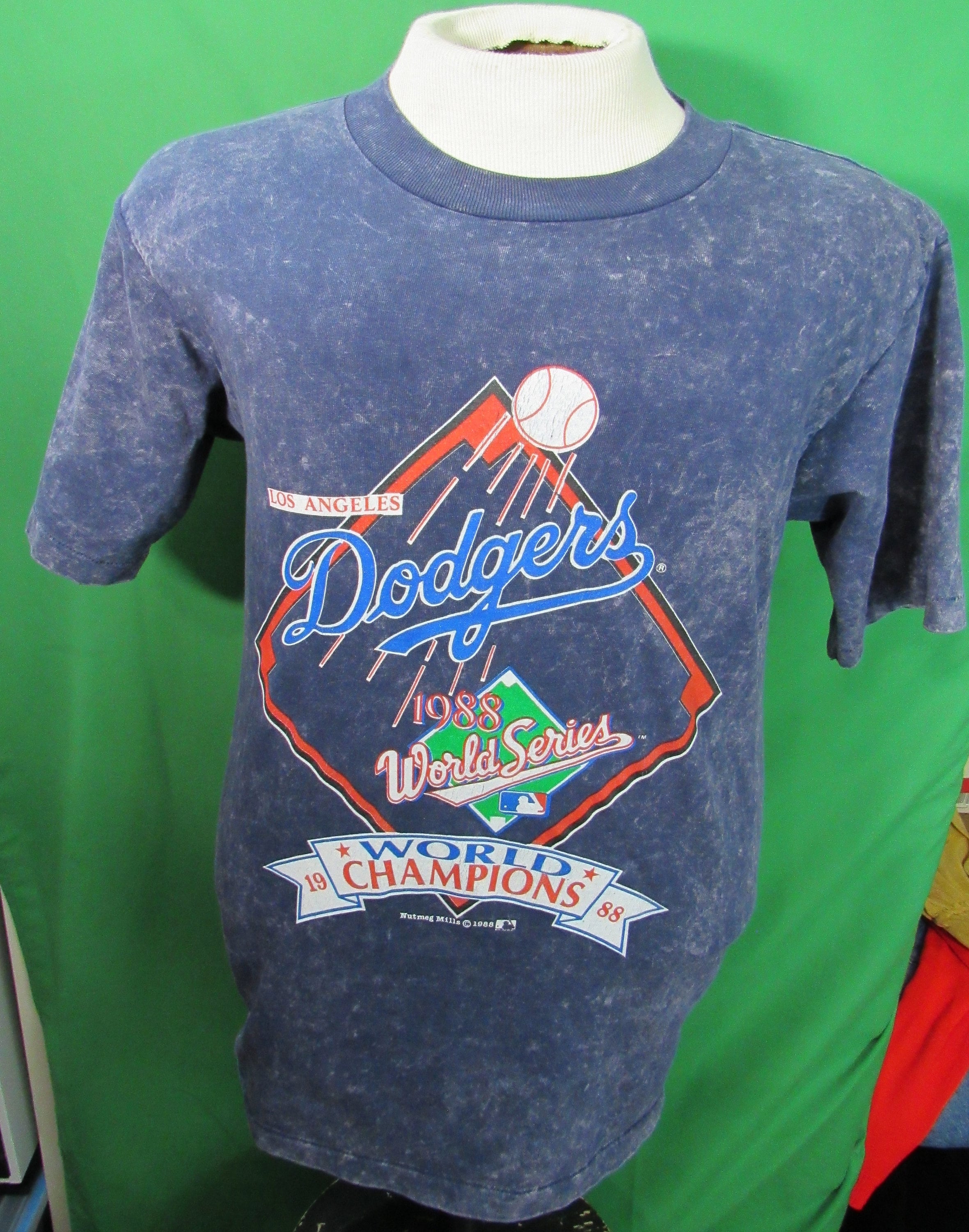 Los Angeles Dodgers Homage 1988 World Series Champions Tri-Blend T-Shirt -  Royal