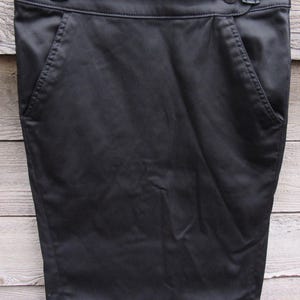 Y2K Miss Sixty Black Mini Skirt 28&quot; Medium Made in Italy