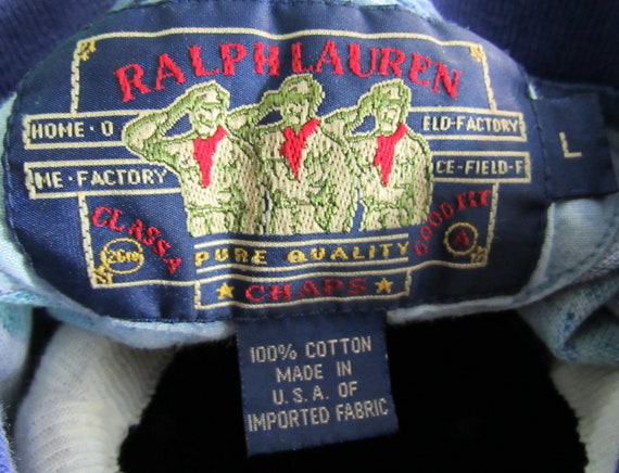 Vintage 90's Chaps Ralph Lauren Paisley Pattern Cotton Polo Shirt