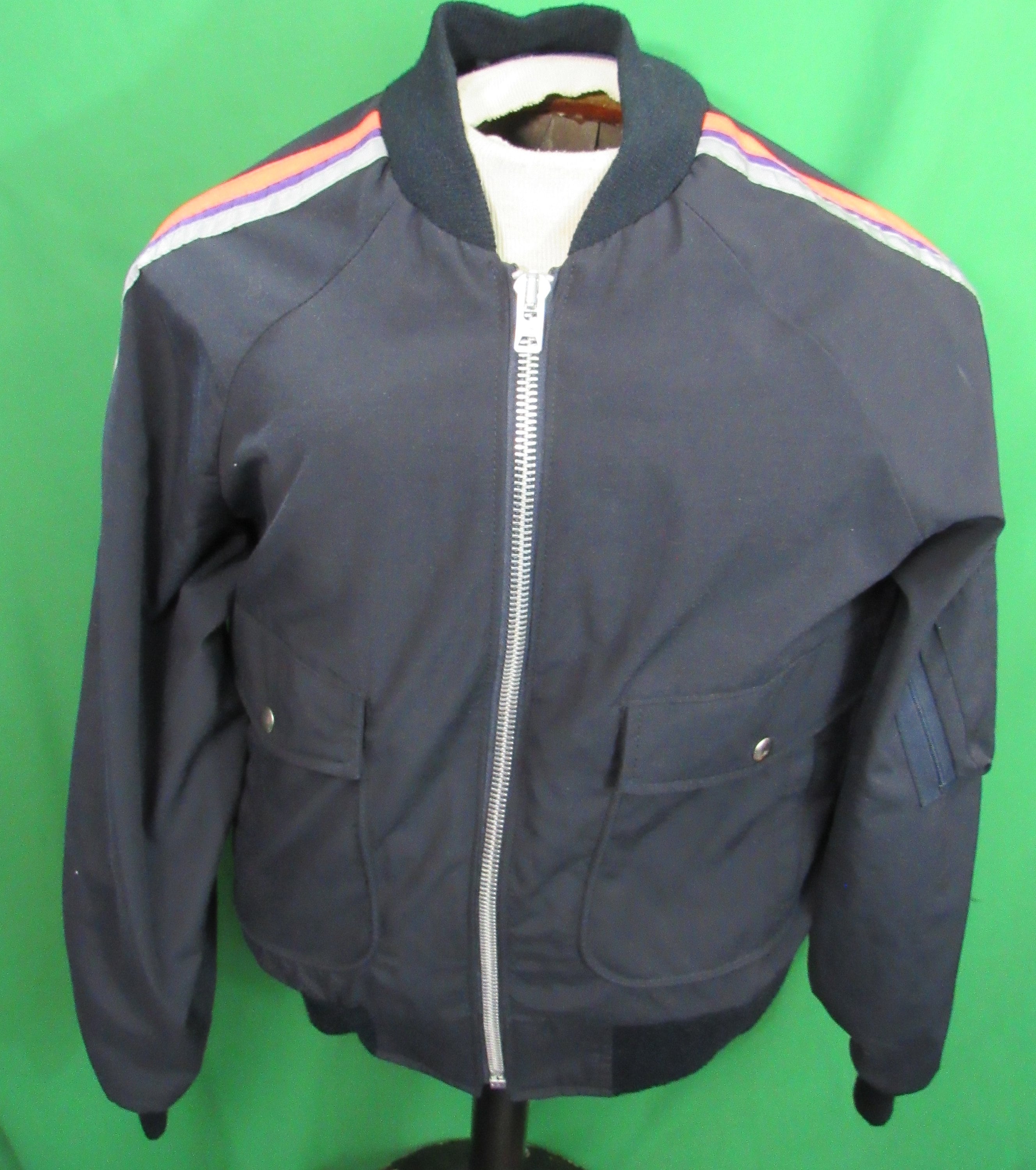 Vintage Fedex Federal Express Stan Herman Golden Fleece Reflective Full Zip Jacket Size Medium Etsy