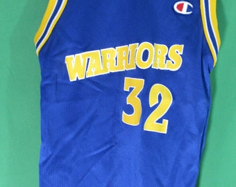 Vintage 90's Golden State Warriors Champion Joe Smith #32 Jersey Youth / Kids Size S 6-8 Small