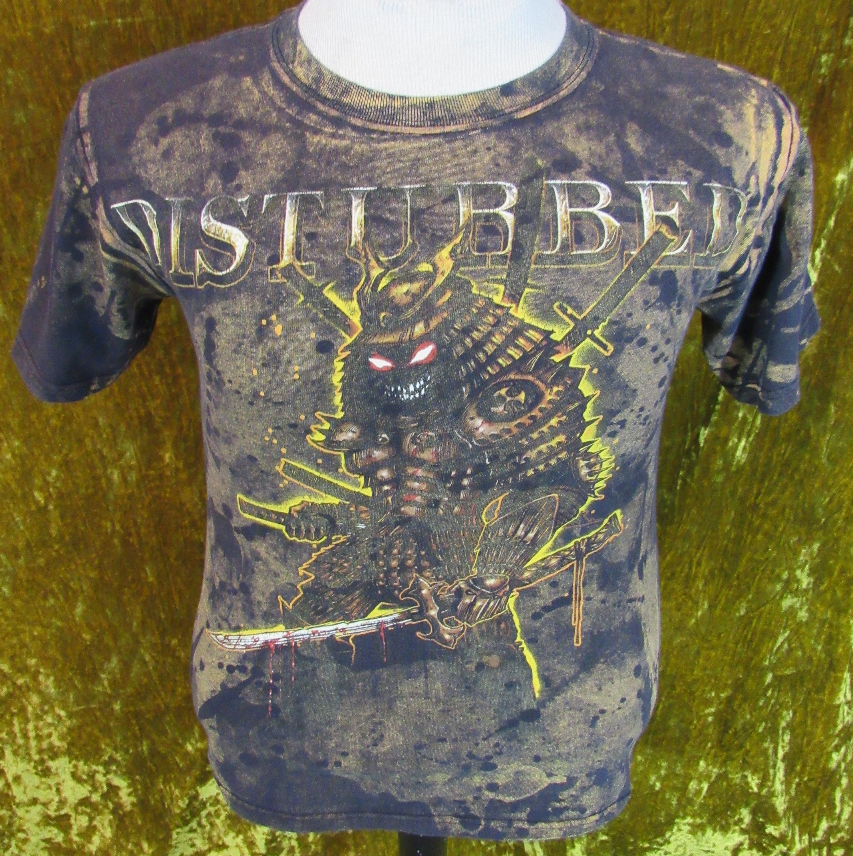 Disturbed Band Samurai With Bleach Wash 