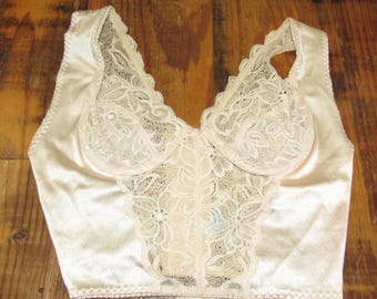 Sutiã de renda Victoria's Secret vintage anos 80, modelador, corpete, estilo 34BC, 4922