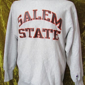 Vintage Champion Reverse Weave Salem State Crewneck Sweatshirt Mens XL Oregon