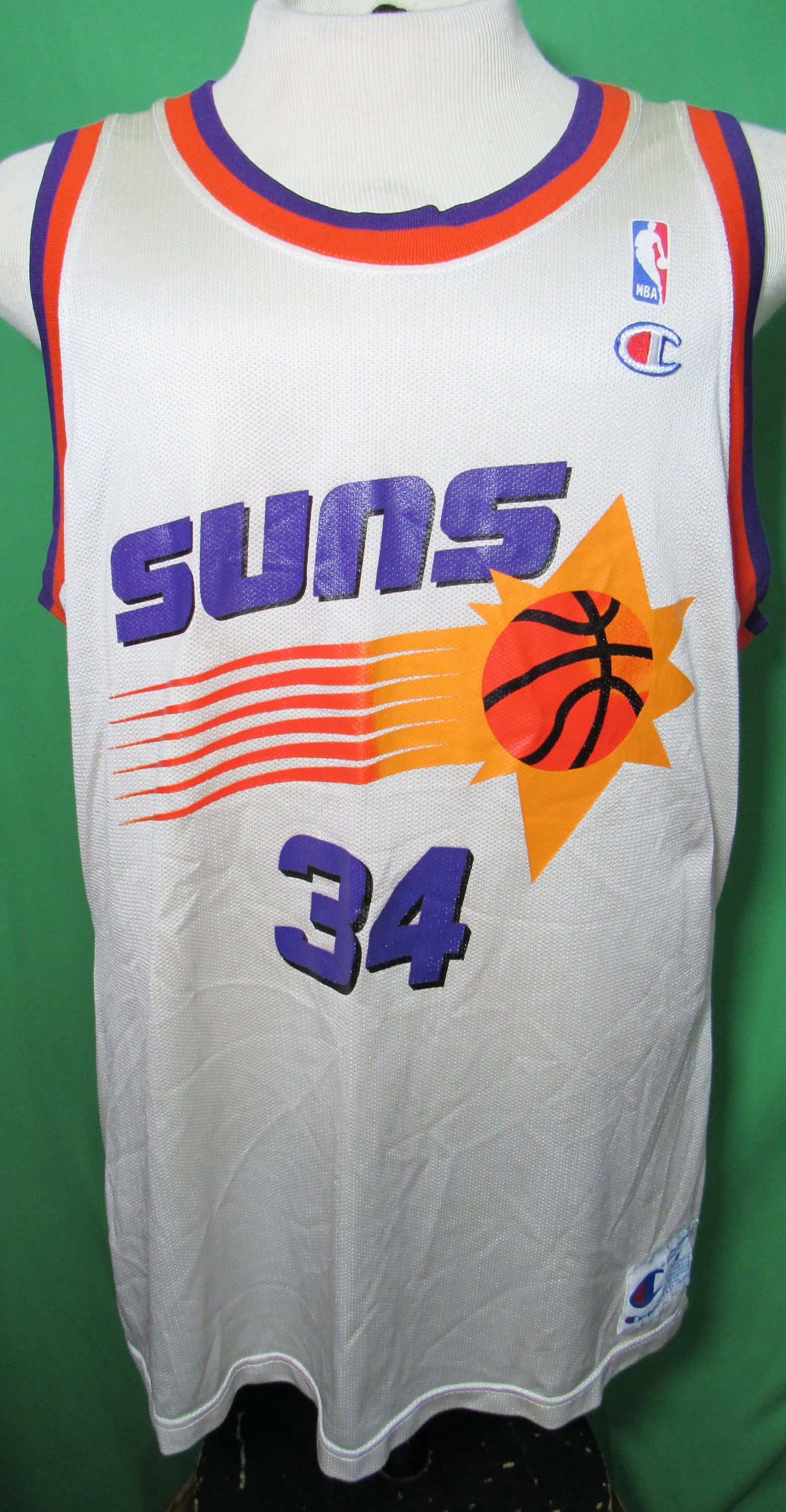 Charles Barkley Phoenix Suns Away Jersey Champion NBA Size 44