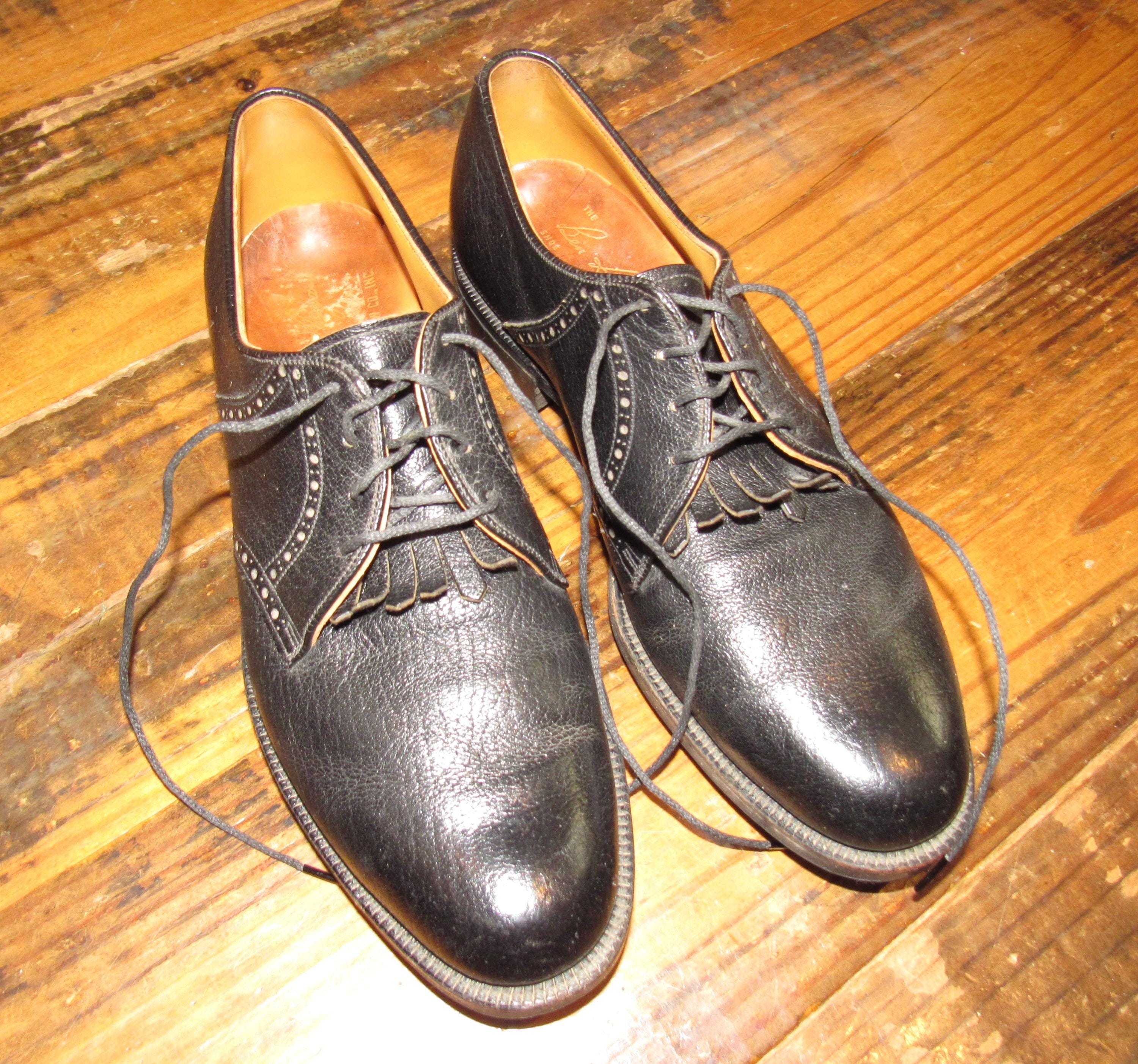 Vintage Ben Hogan by Stone-Tarlow Co. Leather Golf Shoes 9e Allen Edmonds Golf Shoes Ben Hogan Colonial Mens Size 13 D  main image 2