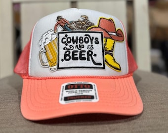 Western Cowboy Trucker Hat / Trucker Hat Patch