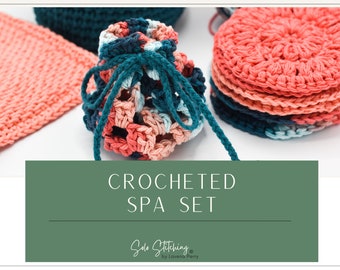 Crocheted Spa Set