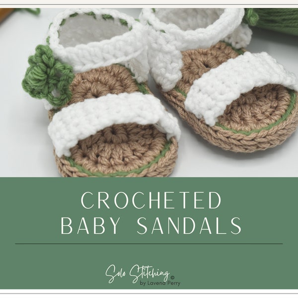 Crocheted Baby Sandals Pattern