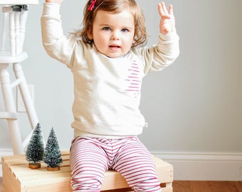 Matching Sibling Christmas Outfit - Kids Matching Christmas Pajamas - Christmas Pajamas - Kids Christmas Clothes - Red Stripe