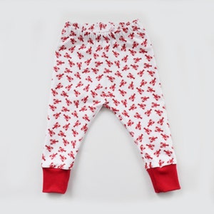 Lobster Baby Leggings Maine Baby unisex kids leggings Maine Baby Clothes Maine Made Leggings for Baby // Lobsters Leggings ONLY