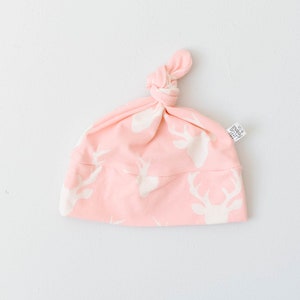 Knotted beanie, newborn baby hat, top knot baby hat, unisex baby beanie, baby beanie, baby hat, anchors, nautical baby, coming home outfit