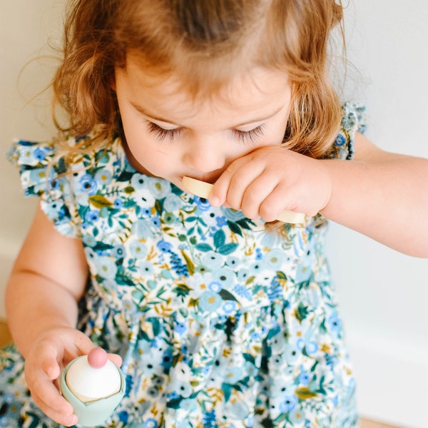 Vestido de fiesta floral para niñas, vestido de primavera para niñas, vestido floral para niñas, vestido con estampado floral, vestido estampado de Rifle Paper Co., vestido de verano para niña