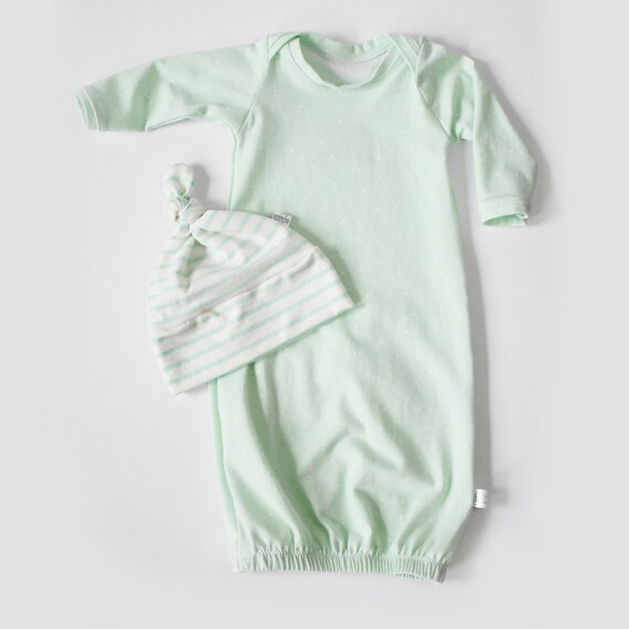 Newborn Baby Layette Gown Gender Neutral Coming Home Outfit | Etsy