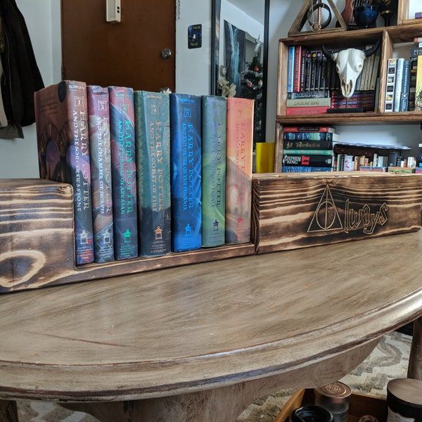 hardcover books for display Harry Potter Book Set Display Shelf with Storage (For Hardcover Set) (Books not included)