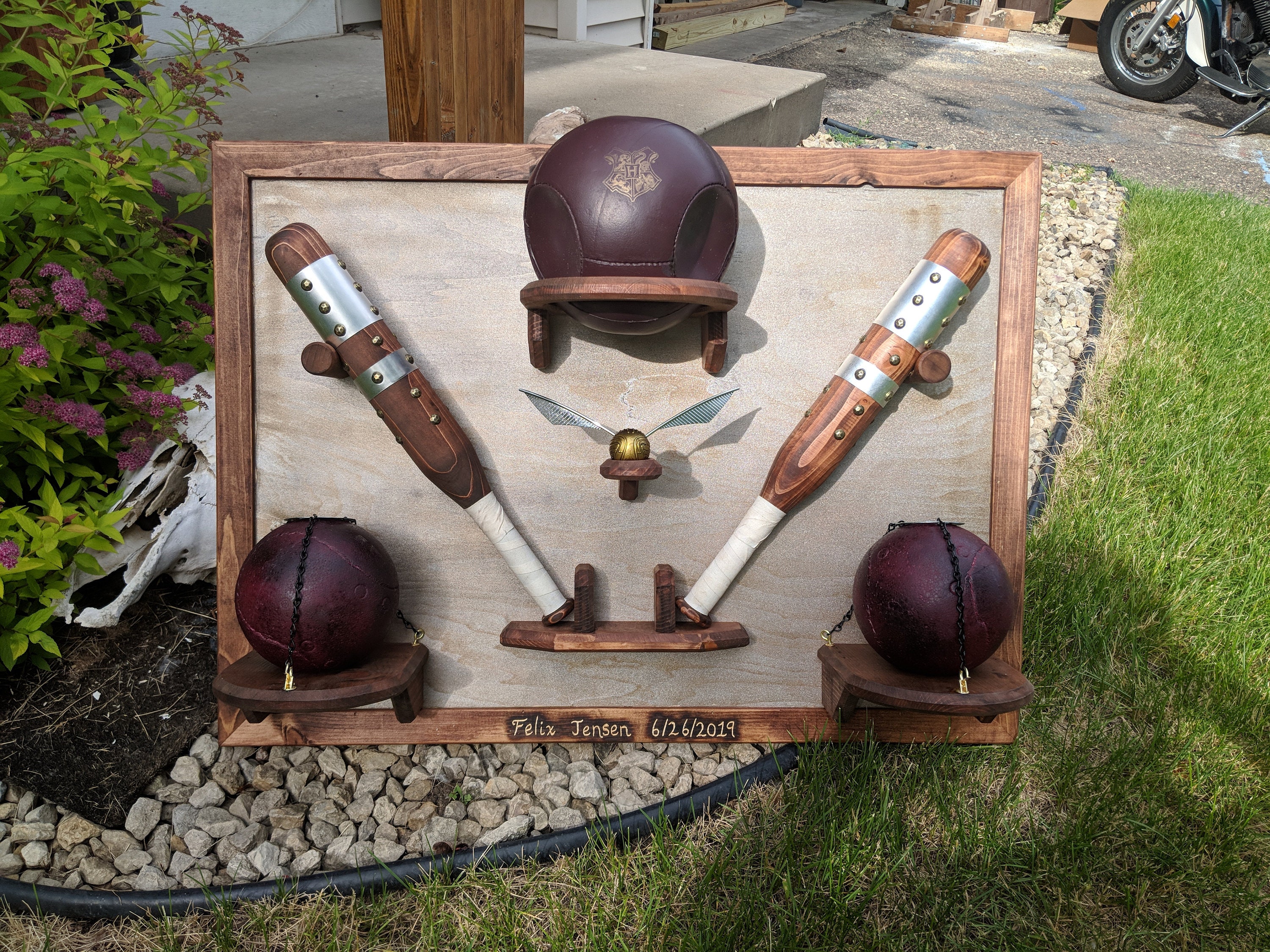 Quidditch Set WITHOUT QUAFFLE Etsy