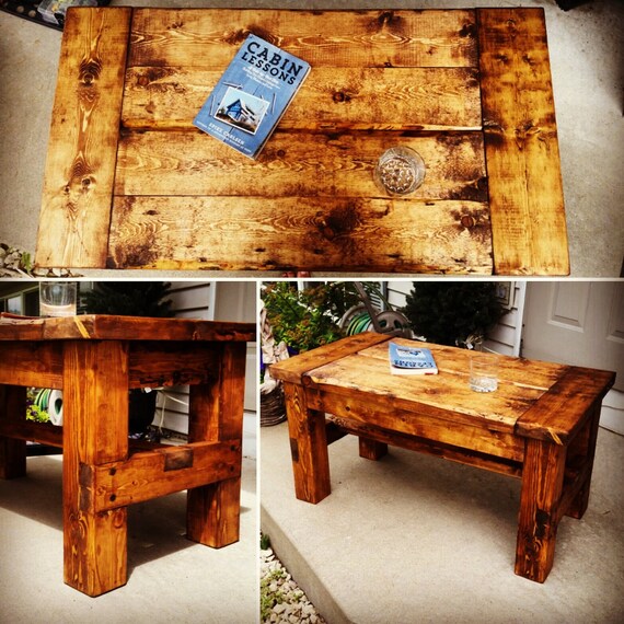 Rustic Coffee Table Etsy