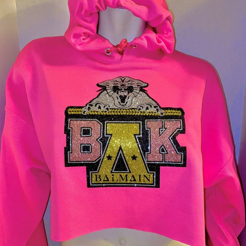 Blingy Pink Hoodie-cropped Version hoodie is Unisex - Etsy