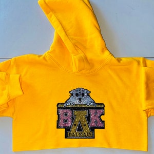 Blingy Gold CROPPED Fleece child kid toddler