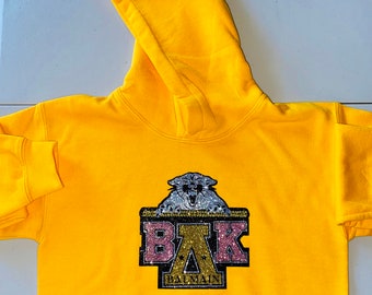 Blingy Gold CROPPED Fleece child kid toddler