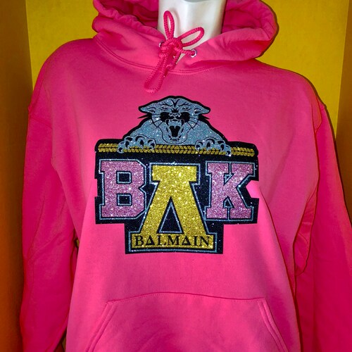 Blingy Pink Hoodie-cropped Version hoodie is Unisex - Etsy