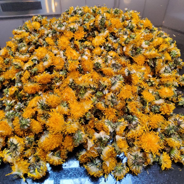 Dried Dandelion Flowers