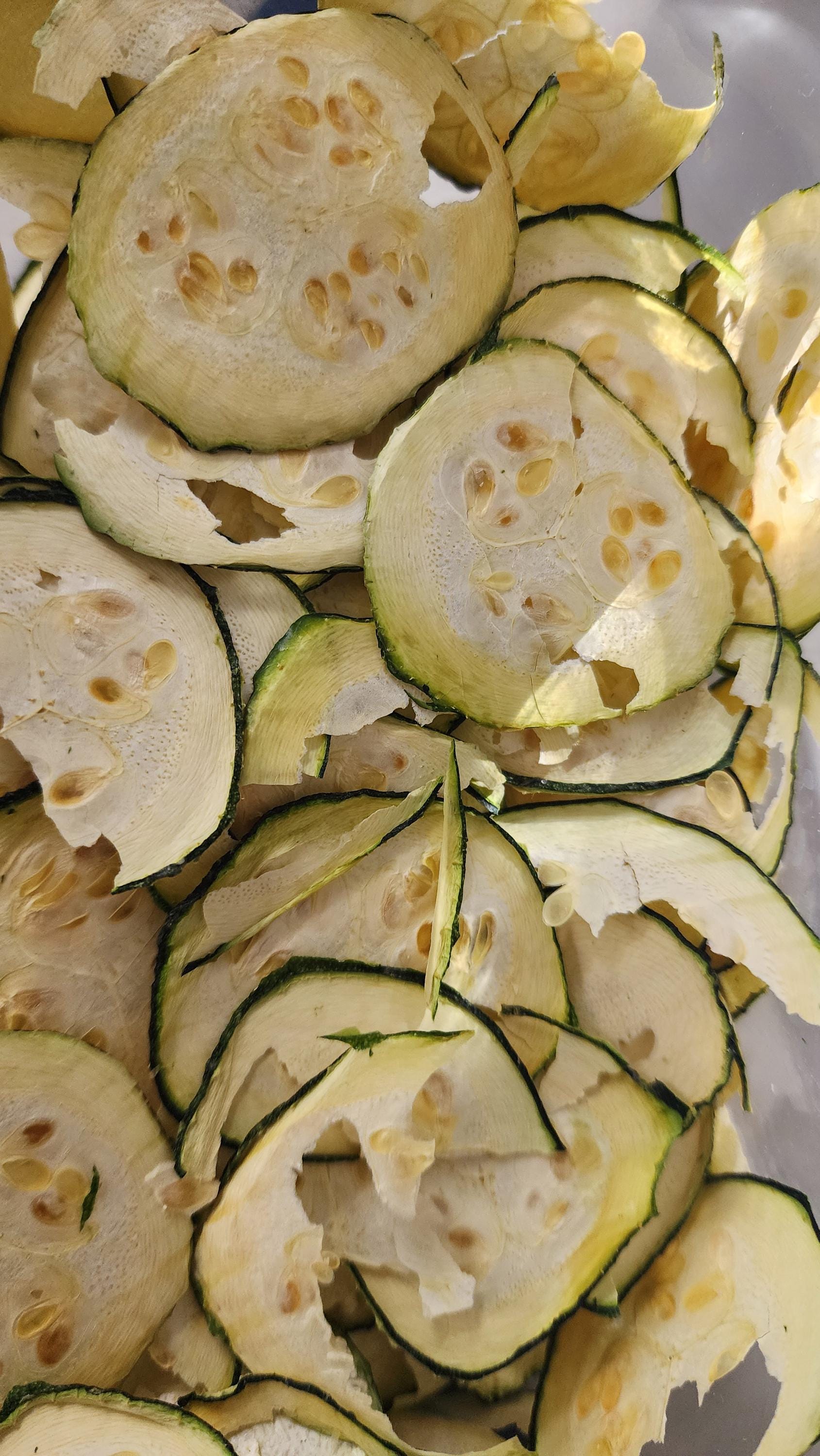 Dried Zucchini Slices - Zucchini Chips