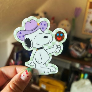 Esnupi Sticker - cute stickers, stationery, waterproof sticker, laptop sticker, snoopy sticker, Mexican snoopy