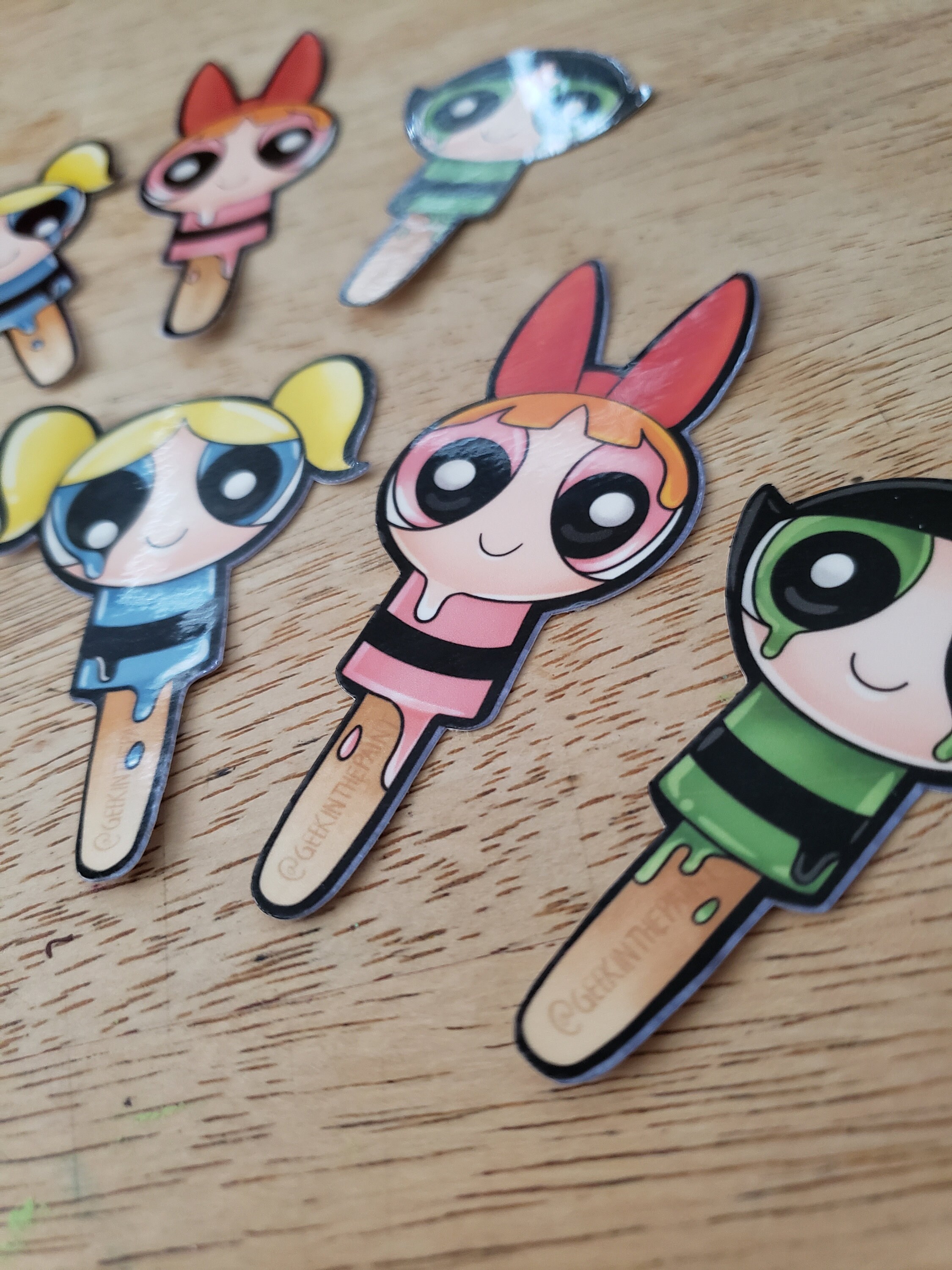 Powerpuff Girls Popsicles vinyl sticker pack