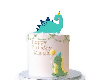 Dino Candle | Dinosaur Party Decor | Dino Party Supplies | Dinosaur Party Candle | Dino Party Favors | Birthday Candle | Party Candle