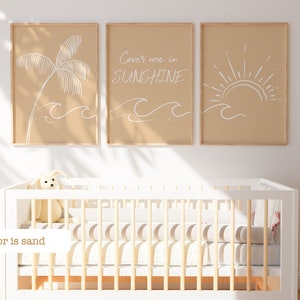 Boho Nursery Printable - Sunshine beach print