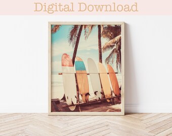 Surfer Wall Art - Digital Download - Print at Home