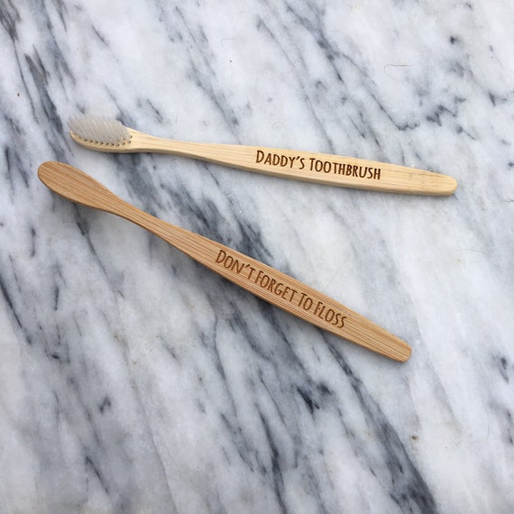 personalised bamboo toothbrush