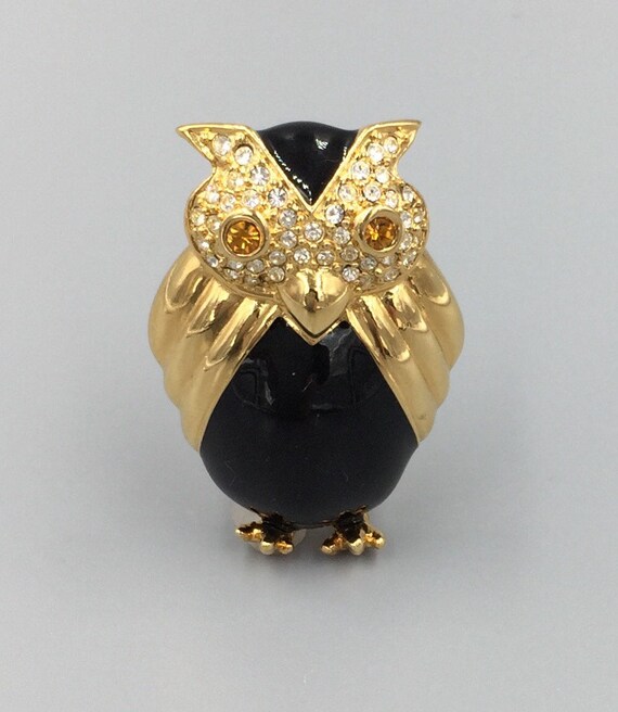 Joan Rivers Owl Pin, Wise Old Owl Pin, Joan River… - image 3