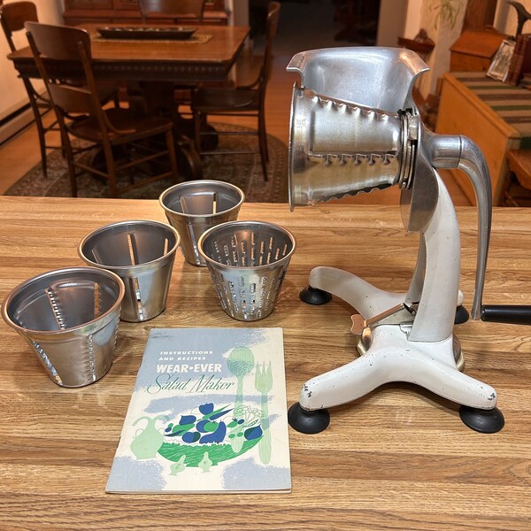 Metal Salad Spinner Etsy