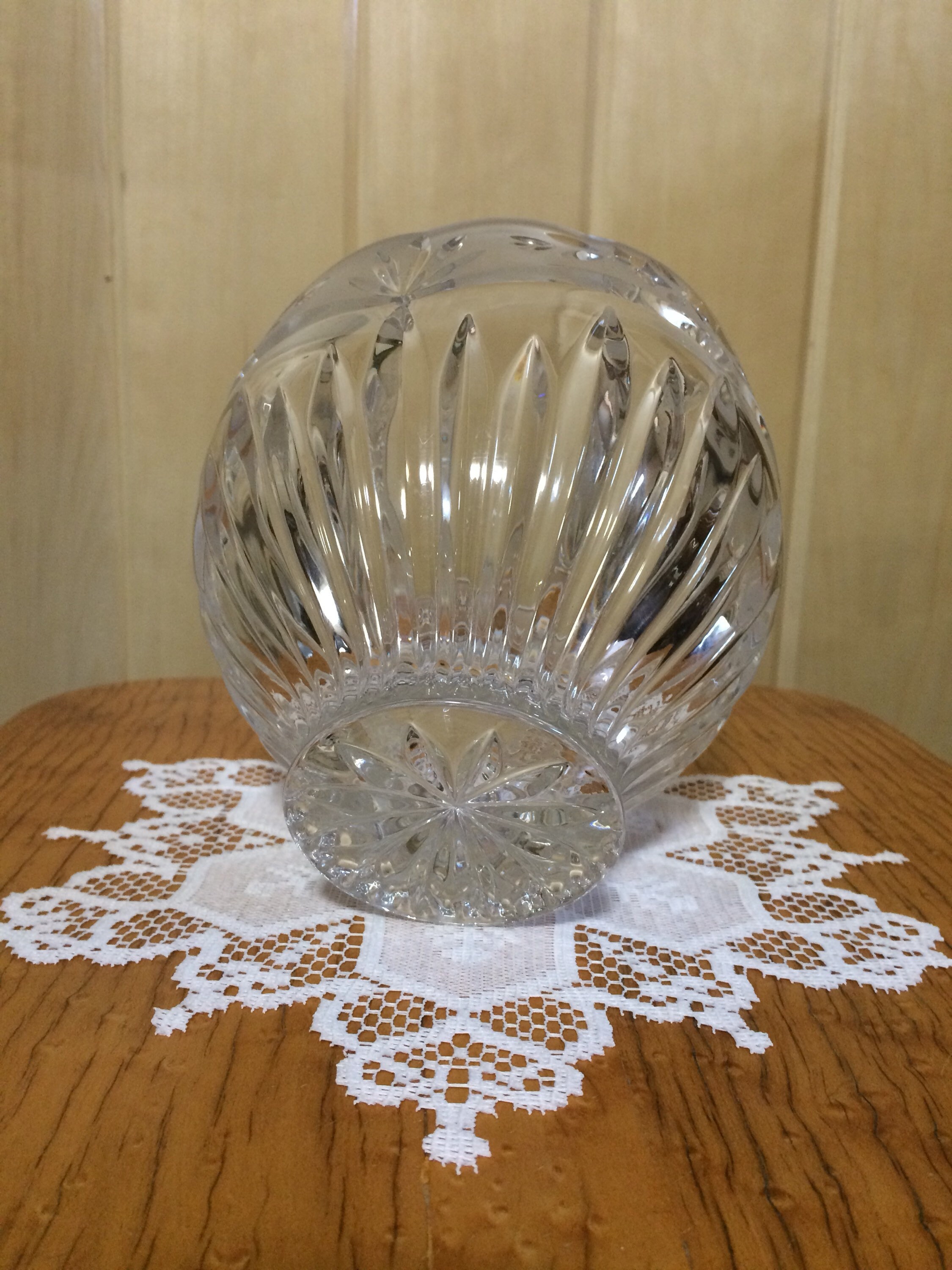Oneida crystal hostess bowl vintage crystal bowl Oneida Etsy