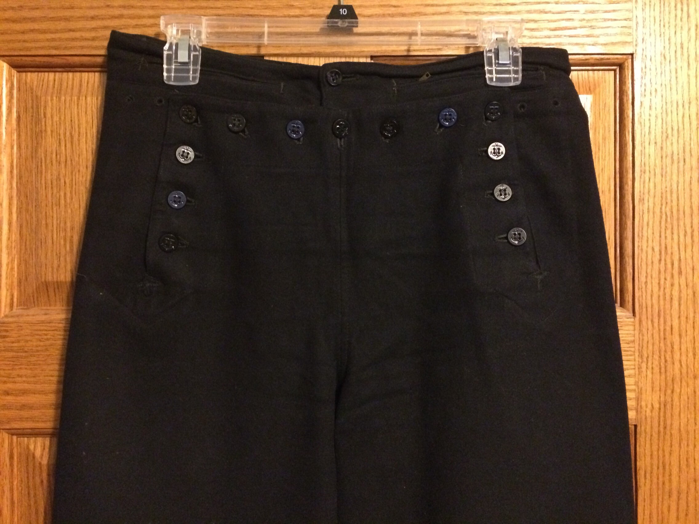 1951 Navy Uniform Bell Bottoms Wool Bell Bottoms Authentic Etsy